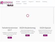 Tablet Screenshot of hypnose-kongress-berlin.de